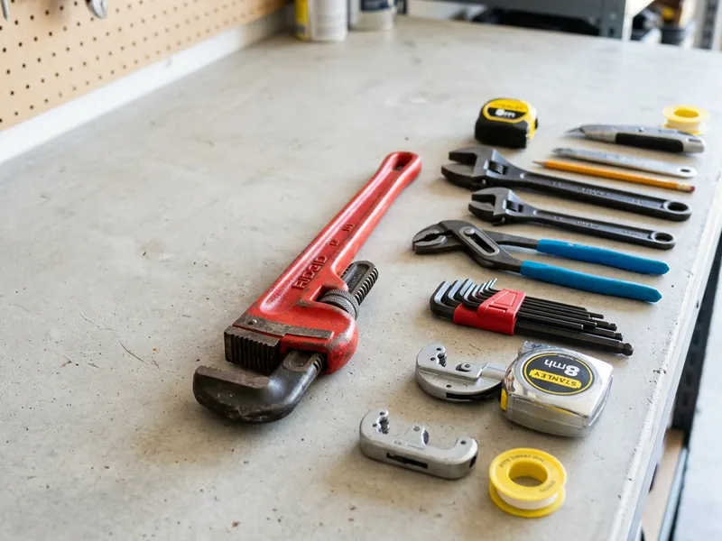 Professional plumbers in Indianola, NE equipped with top-tier tools for residential and commercial plumbing services.